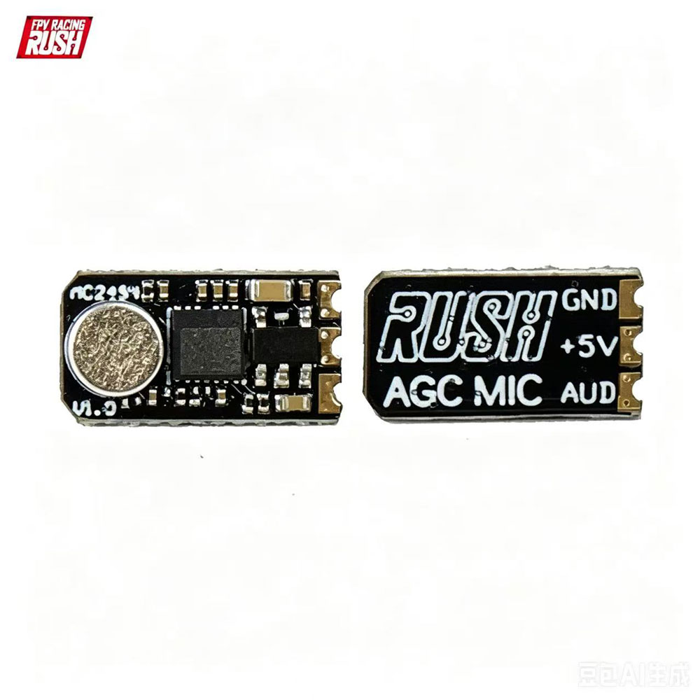 Top Rc Hobby Mini Xcub - RUSH AGC 5V DC MIC Mikrofon