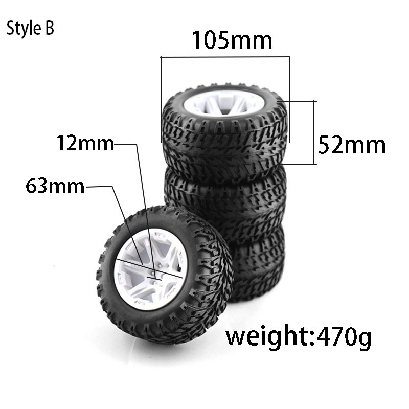 4 Stück RC Monster Truck Räder – Rc Truck Monster Bewertung und Preis